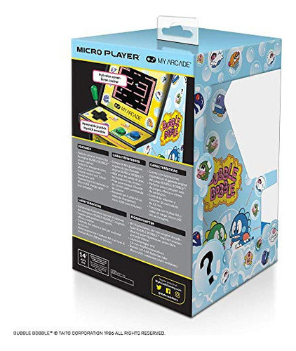 My Arcade Micro Player Mini Máquina Arcade: Videojuego Bubb