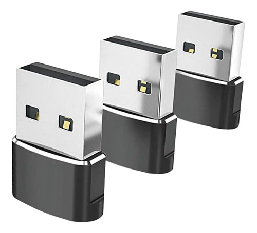 6 Convertidor Rápido De Enchufe Adaptador Tipo.1 A Usb