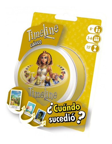 Juego De Mesa Timeline Clasico - Asmodee Febo