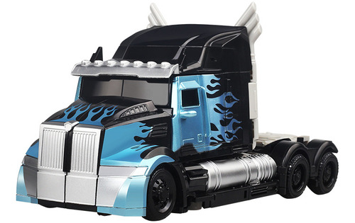 Transformers Optimus Prime Dark Edition Deformável Em Miniat