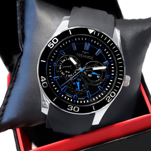 Relógio Technos Racer Pulseira De Silicone Borracha Original