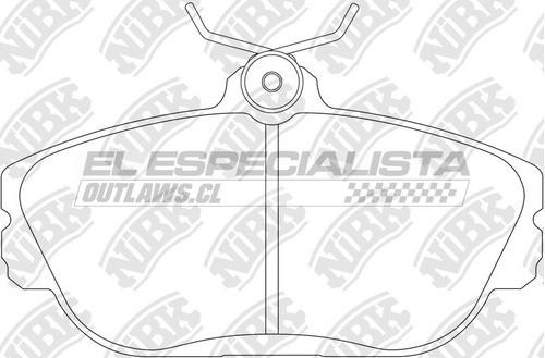 Pastillas De Freno Ford Taurus V 3.0 2003 Nibk Delantera