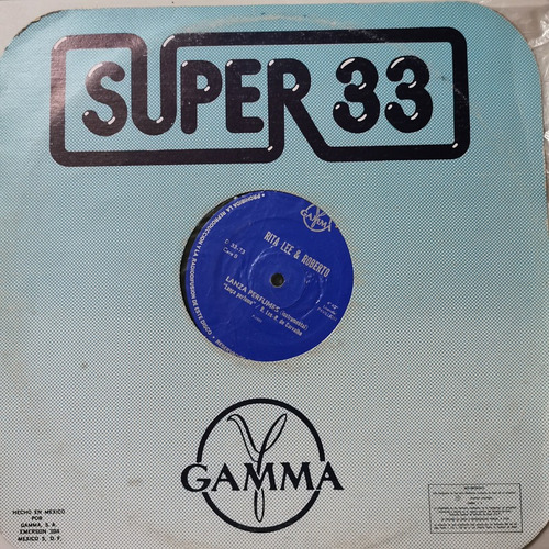 Disco Lp: Rita Lee & Roberto- Super 33