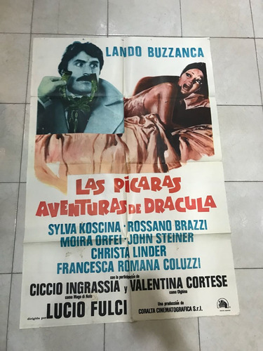 Antiguo Afiche De Cine Con Lando Buzanca- Envio 