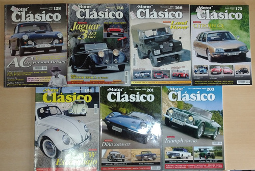 7 Revistas Motor Clásico Muy Buen Estado Leer Descripción