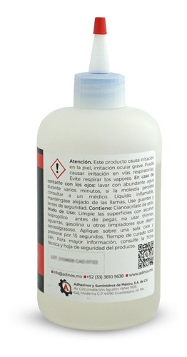 Adinox® C301, Adhesivo Instantáneo Superficies Inactivas