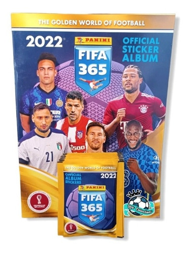 Álbum Fifa 365 2022 + Caja De 50 Sobres (250 Estampas)panini