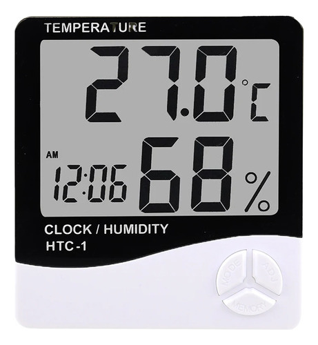 Termometro Digital Higrometro Humedad  Htc-1