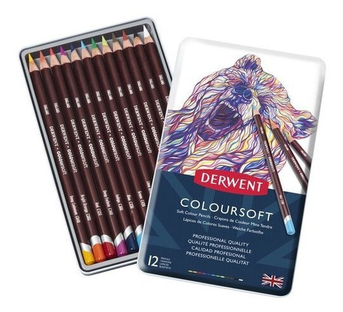 Derwent 18809 Lápices De Colores Coloursoft X12