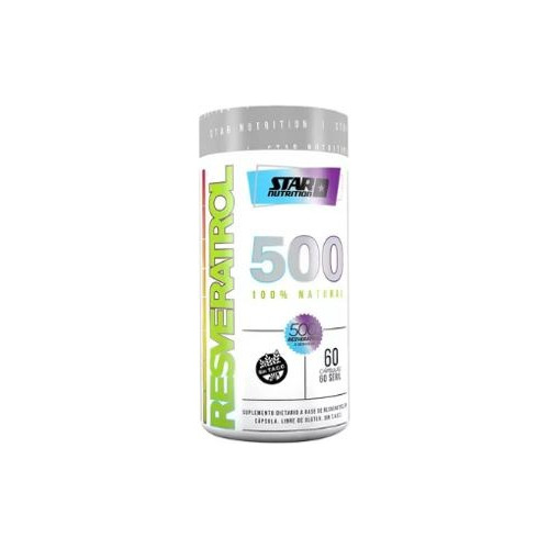 Resveratrol 500 Star Nutrition Antioxidante X 60 Caps Jmc