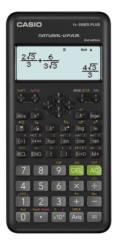 Calculadora Científica Casio Fx-350es Plus Negra