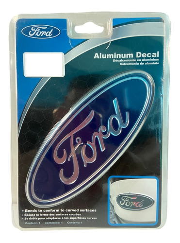 Emblema Ford Para Auto Marca Chroma Original Con Adhesivo 3m