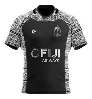 Camiseta del Equipo de la Copa Mundial Aitry Camiseta de Rugby Camiseta de Entrenamiento Local y visitante de Fiji 