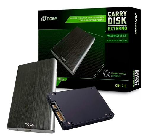 Disco Solido Ssd 240gb + Case Noga Disco Externo Usb 3.0