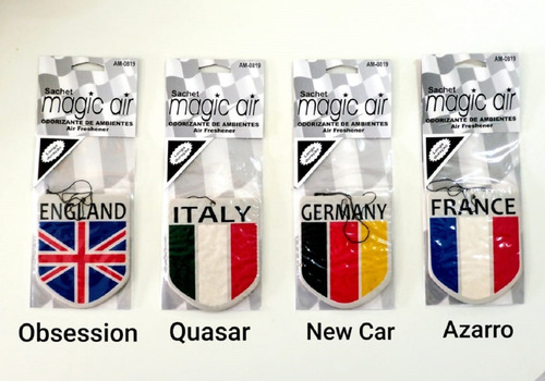 Imagem 4 de 4 de Kit 10 Aromatizante Cheirinho Carro Magic Air Escudo, Árvore