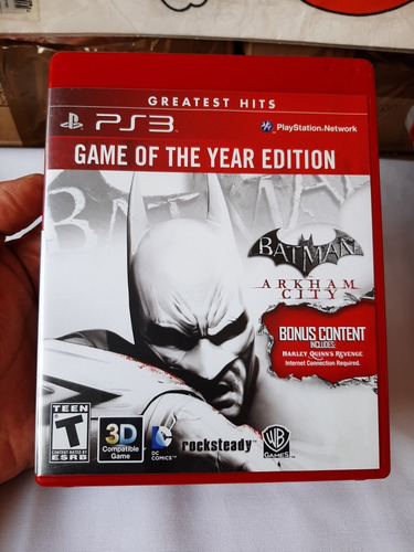 Batman Arkham City Greatest Hits Ps3 (Usado)