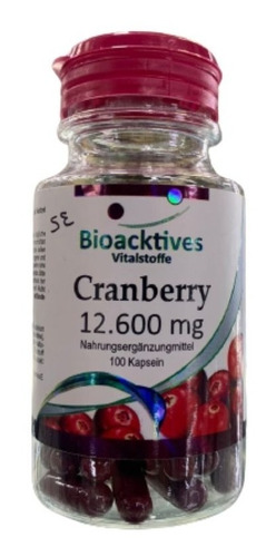 Cranberry 100 Càpsulas 12600 Mg - Unidad a $800