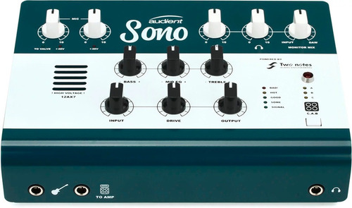 Interfaz Placa De Audio Audient Sono Emulacion Two Tones