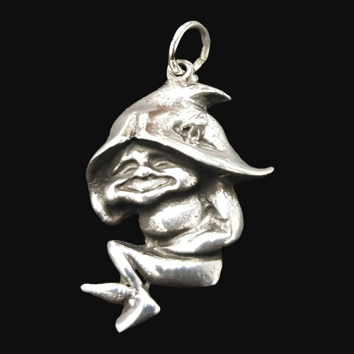 Dije Duende De La Suerte En Plata 3 X 2 Cm 6,5 Gr Art 1041