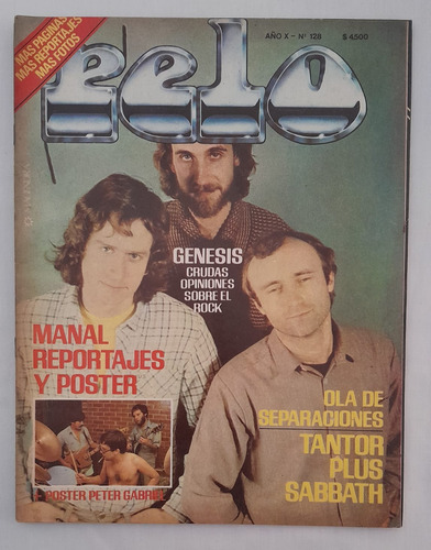 Qm Revista Pelo N° 128 Genesis -  Poster Manal Peter Gabriel