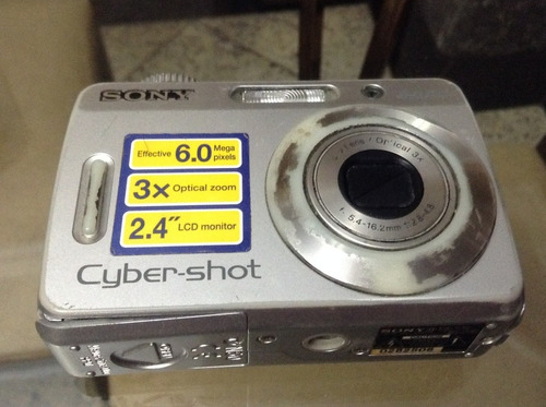 Câmera Cyber Shot Dsc-s500 P/ Reparo Ou Peças. Ler Descrição