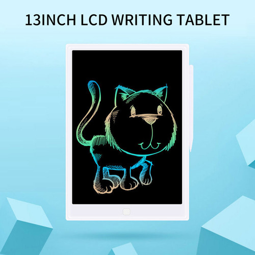 Tableta De Escritura Lcd De 13 Pulgadas Con Bolígrafo Para N
