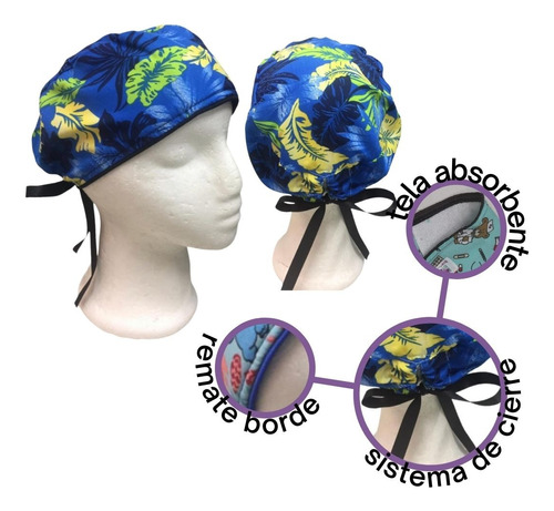 Gorros De Protección  Antifluidos Para Dama