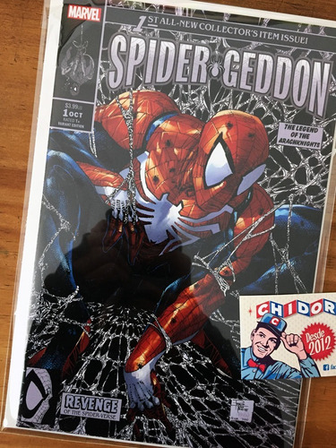 Comic - Spider-geddon #1b Torment Mcfarlane Philip Tan Black
