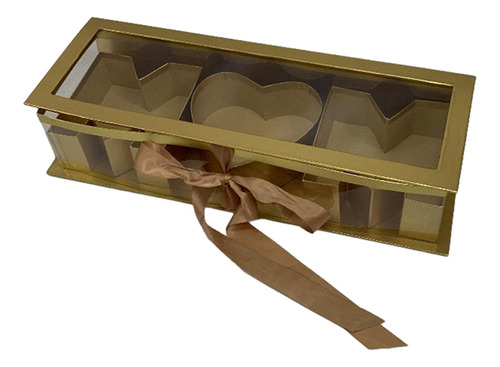 Caja De Flores Vacía Para Mamá, Caja De Jabón De Oro