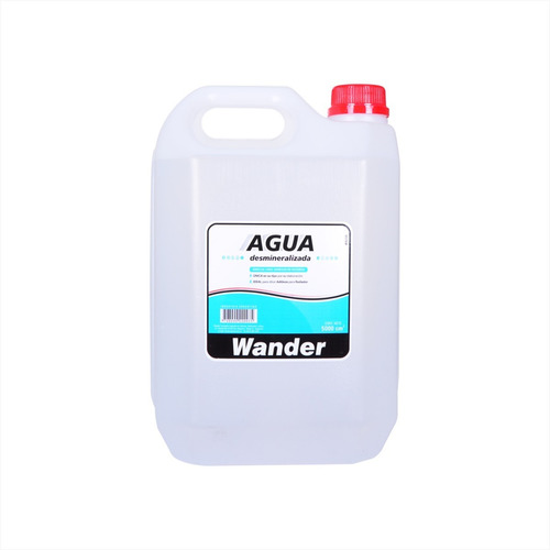 Agua Desmineralizada  Wander X 5 Lts