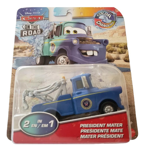 Carrito Disney Cars President Mater Color Changers