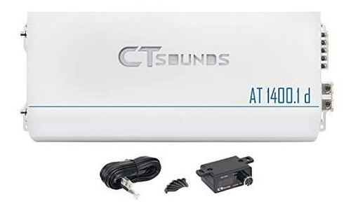 Amplificador Ct Sound At-1400.1d 1800 Watts Rms -gris