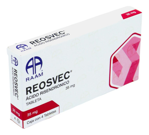 Reosvec Ácido Risendrónico 35 Mg, 4 Tab. Raam 9 Pack