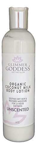 Glimmer Goddess Locion Corporal Organica - Leche De Coco Sin