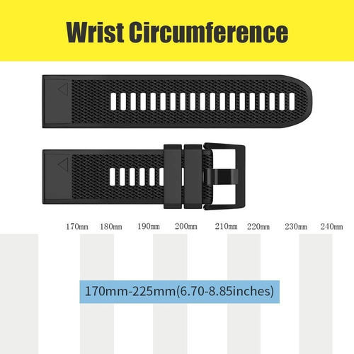 Imagen 6 de 8 de Malla P/ Reloj Garmin Fenix 5x 26mm / 6x 6x Pro / Delta Px