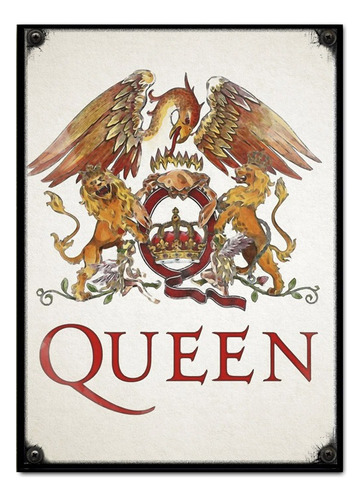 #533 - Cuadro Vintage 21 X 29 Cm / Queen Poster Cartel 