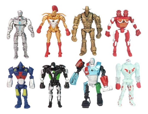 8 Piezas Figuras Robot, Figuras, Juguetes Infantiles *