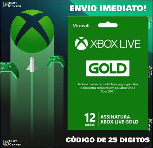 Gift Card Xbox Game Pass Ultimate 1 Mês Cód 25 Dígitos - Gift