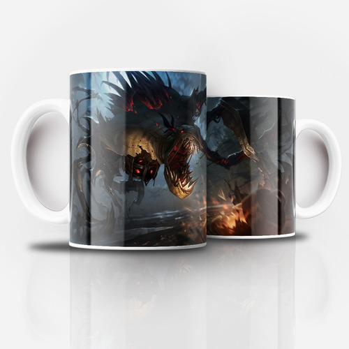 Tazón Taza Personalizada Fiddlesticks League Of Legends Skin