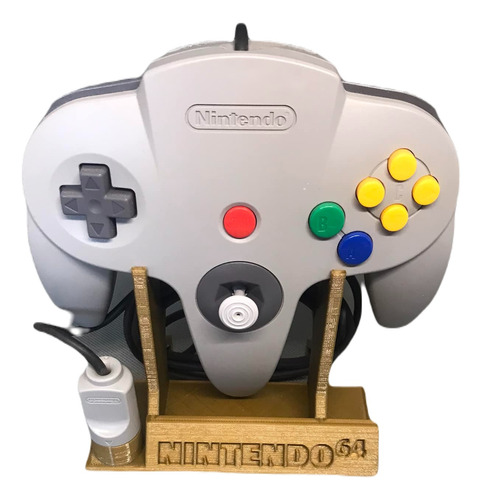 Soporte Dorado Para Control De Nintendo 64 Stand Joystick