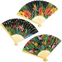 Comprar Abanicos Plegables Tropical Nights (juego De 12) Suministros