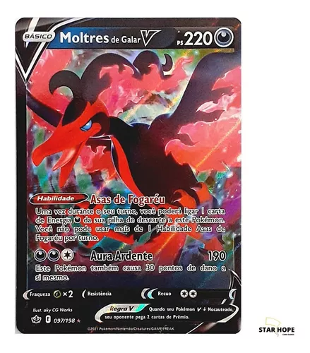 Coleção de cartas Pokémon Lendários com 15 cartas Originais COPAG