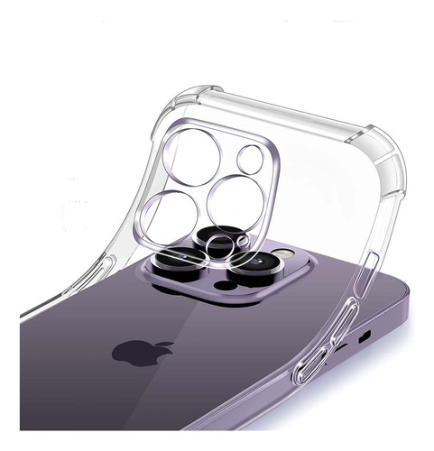 Funda Para  Anti Shock iPhone 15 Pro Max Cubre Camara 