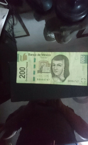 Billete De Colección De Doscientos Pesos Sor Juana De 2013 