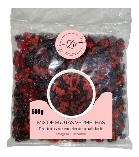 Mix De Frutas Vermelhas 500g- Ótimo Para Sorvetes-deliciosos