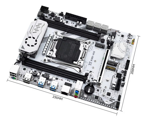 Placa Mãe Machinist X99 K9 + Xeon E5 2680 V4 Super Máquina Branco