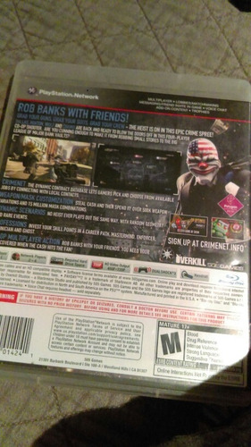Juegos Ps3 Ninja Gaiden Sigma,payday2,kratos (Usado)