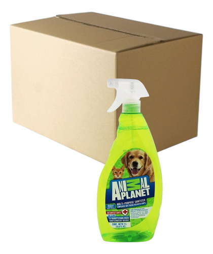 Caja 12 Limpiadores Líquidos Antiolores Animal Planet Pet 1l