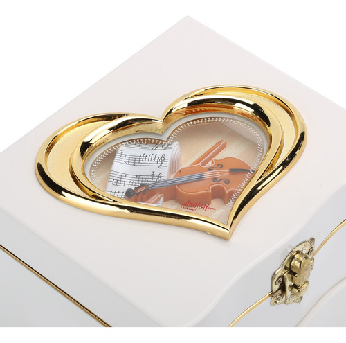 Caixa De Música Mecânica Classic Rotating Dancer Hand Crank