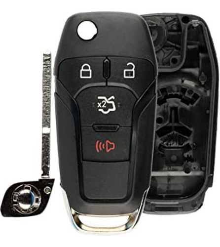 Keylessoption Carcasa Para Llavero Con Control Remoto De